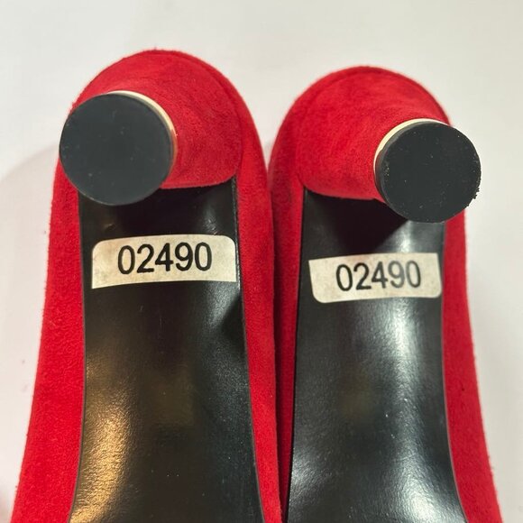 Stewart Weitzman - suede gold tip shoes - Picture 5 of 12